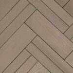 Techo-Bloc Borealis wood-look concrete patio slab installed by Smarter Scapes in Nashville TN - Hazelnut Brandy color option
