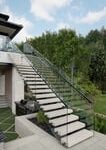 Techo-Bloc Raffinato polished concrete outdoor steps installed by Smarter Scapes in Nashville TN