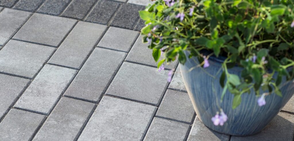 Unilock Artline linear paver driveway installed by Smarter Scapes in Nashville TN