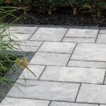 Unilock Beacon Hill Flagstone paver patio installed by Smarter Scapes in Nashville TN - Granite color option