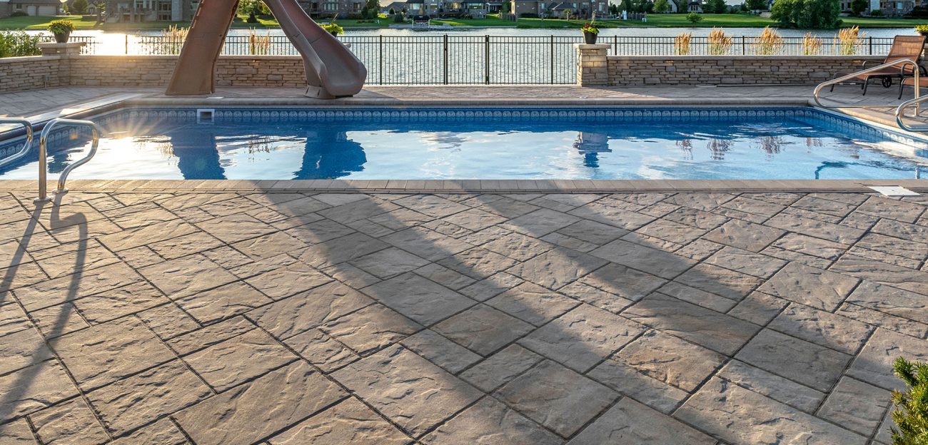 Unilock Beacon Hill Flagstone paver patio installed by Smarter Scapes in Nashville TN
