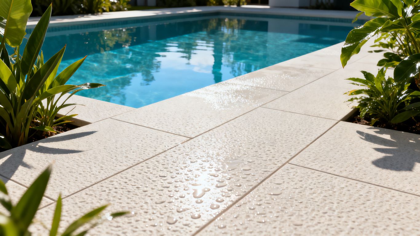 Cool, slip-resistant pool deck pavers in Nashville TN