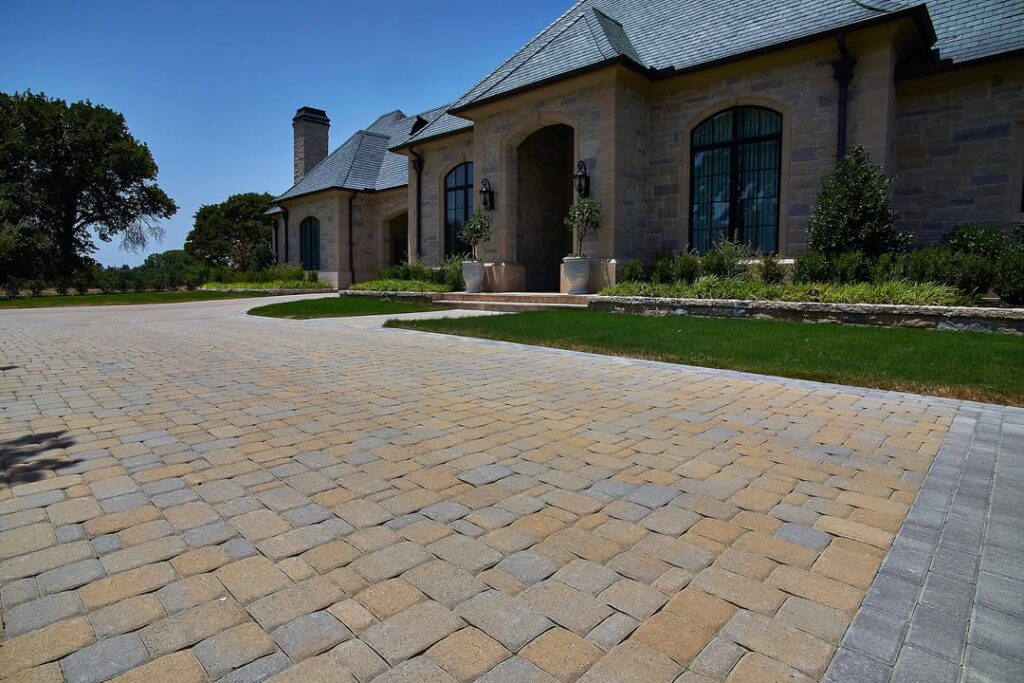Paver overlay installation process in Nashville TN by Smarter Scapes LLC
